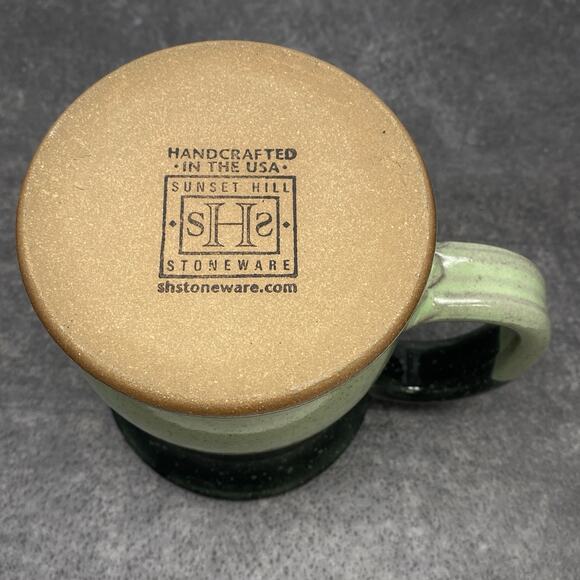 Bigfork Montana BASECAMP Outfitter & Lodge Coffee Mug Sunset Hill Stoneware USA‎ - Picture 3 of 8